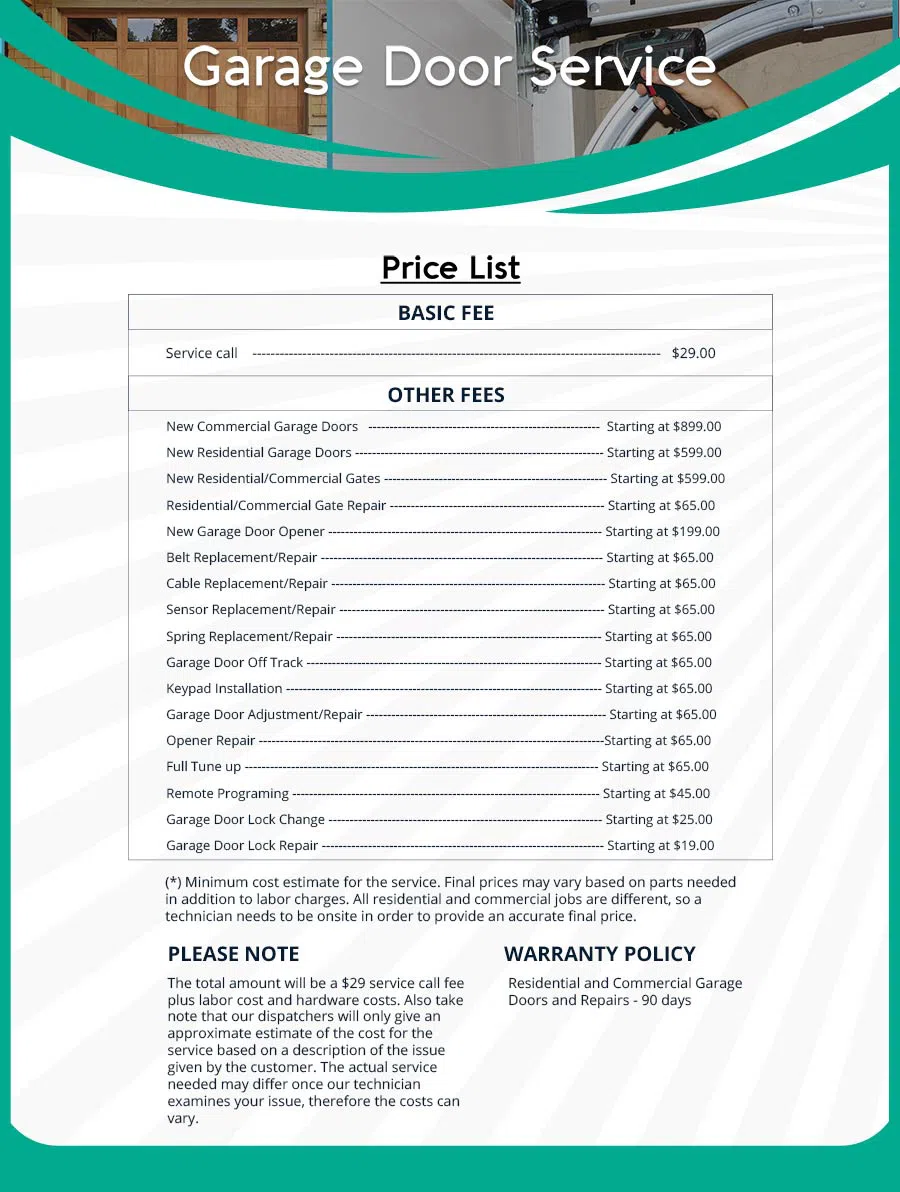 Central Garage Doors San Diego, CA 858-876-0436